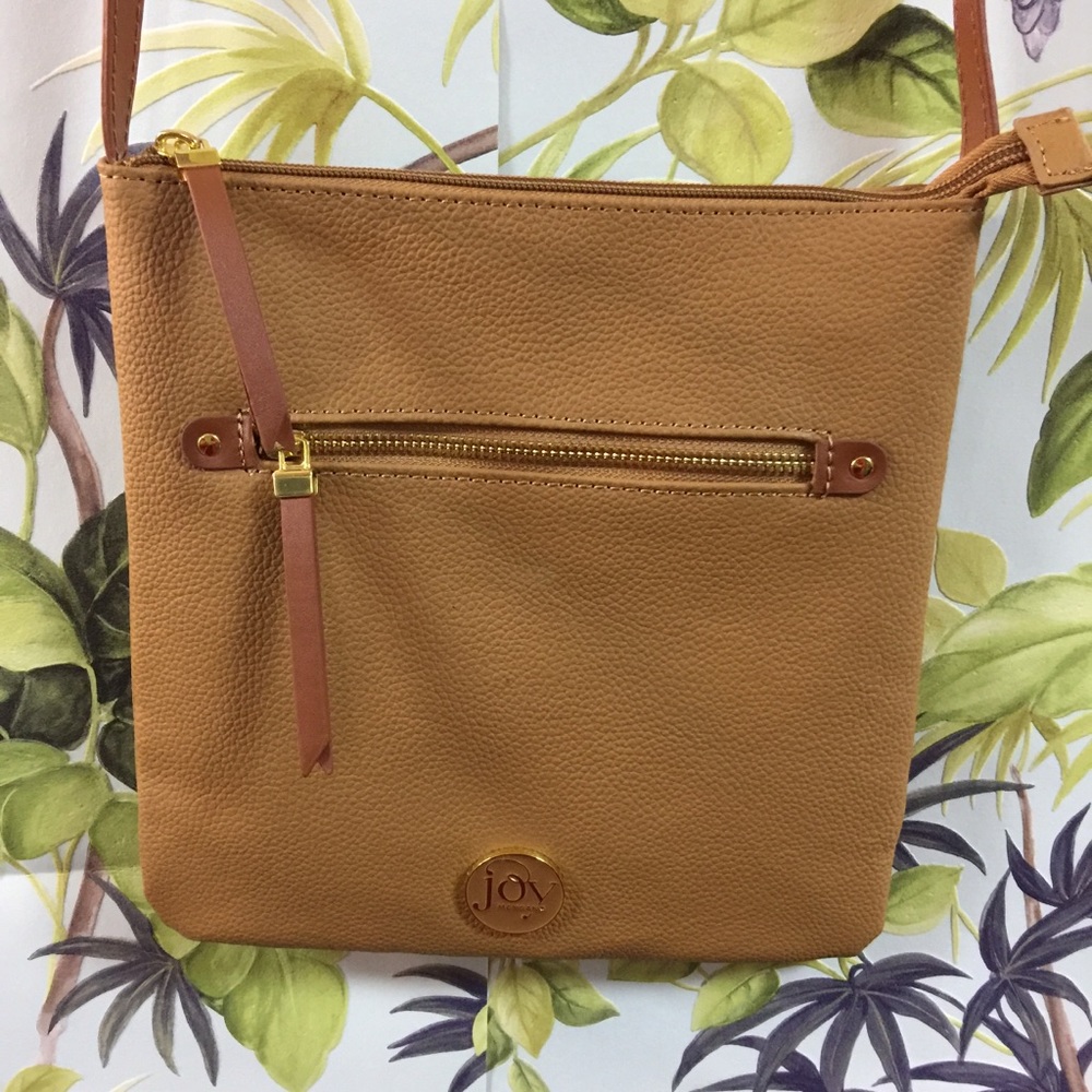 Joy Mangano crossbody leather purse